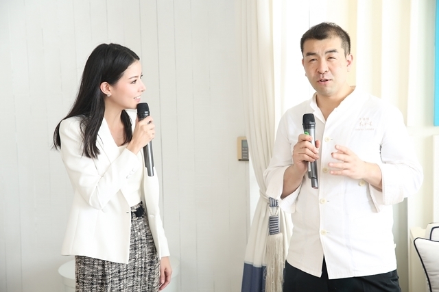 กวาง อรกานต์ พิธีกรสาวสวยสัมภาษณ์เชฟทาคากิ คาซูโอะ